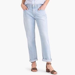 J.Crew slouchy boyfriend jeans bleach wash l5450